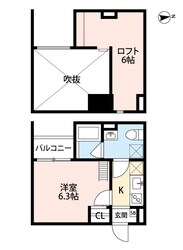 ＣＲＡＳＴＩＮＥ帝塚山東の物件間取画像